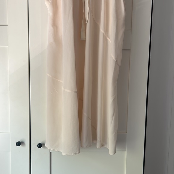 Aritzia Wilfred XS Blush Pink 100% Silk Dress - Picture 3 of 8